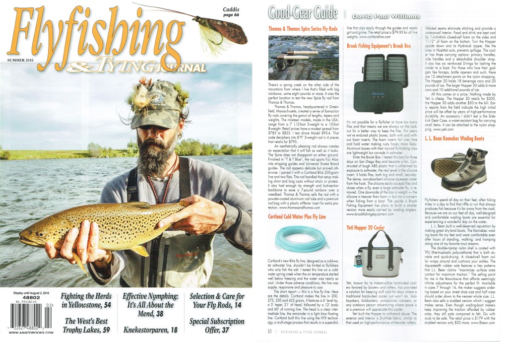 Fly Fishing and tying journal post