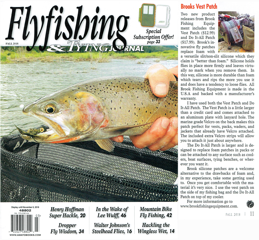 FlyFishing&TyingJournal - Vest Patches